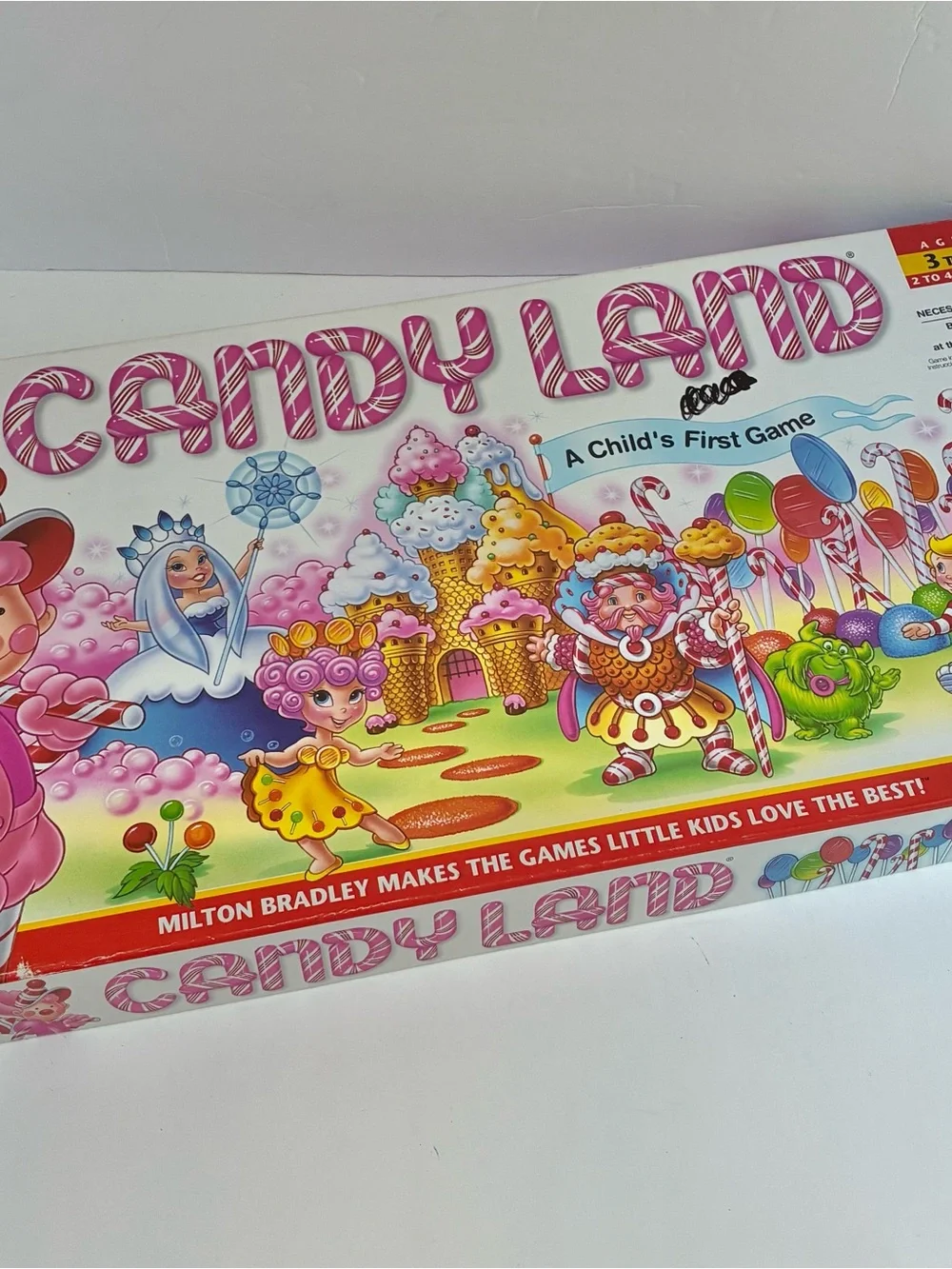 Vintage 1997 Candy Land Classic Style Board Milton Bradley Children's Complete